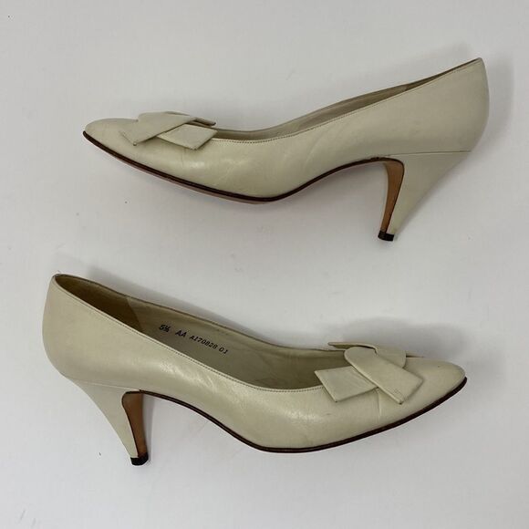 Vintage Bally Switzerland “Jane” Ponte Shank Leather Heels - Picture 6 of 12